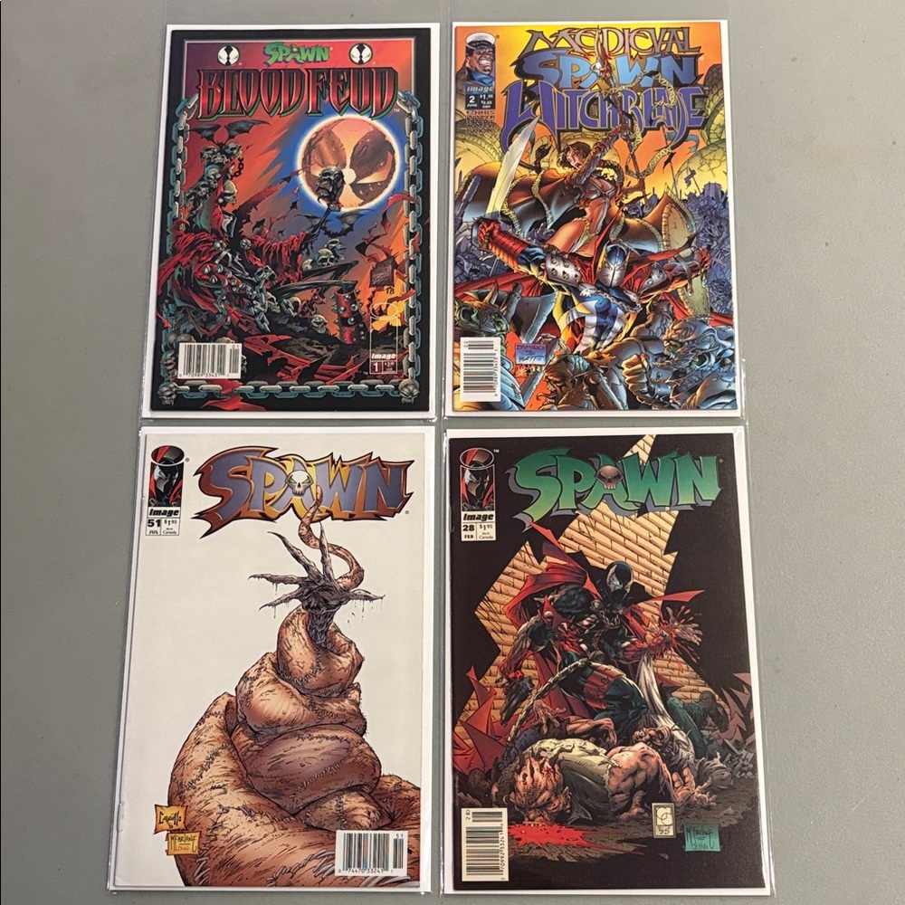 Spawn Comic Book Bundle of 4 Comics